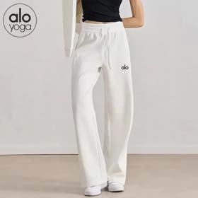 ALO Yoga pants for women with high waist, straight fitness sports pants-2565  